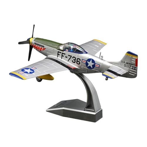 Fenteer 1/48 Flugzeugmodell aus Druckgusslegierung, Retro-Kampfflugzeugmodell, Ornament, Miniaturspielzeug mit Sockel für Bar, Schrank, Regal, Home Cafe, GRÜN von Fenteer