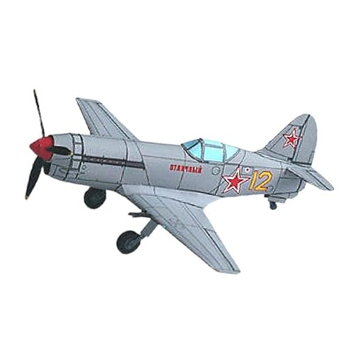 Fenteer 1/50 Space Fighter Modellbausatz, DIY-Papiermodell, DIY-Modellflugzeugsimulation, Sammlerstücke, Flugzeugmodell für Männer, Frauen, Erwachsene, von Fenteer