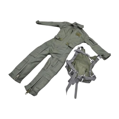 Fenteer 1/6 Skala Jumpsuit mit Brustweste, handgefertigt, Kostümkleider -Actionfiguren Kleidung für 12 "männliche Figuren Accessoire, Style B von Fenteer