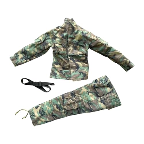 Fenteer 1/6 Skala Männliche Uniform Anzug Hosen Mantel DIY Puppe Pretend Spielen Spielzeug Dress up Voller Anzug Puppe Kleidung für 12 "männliche Action Figur von Fenteer