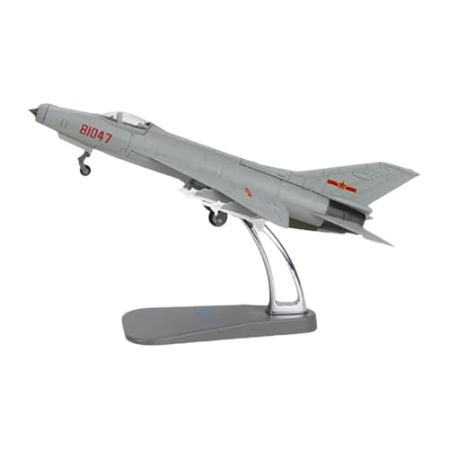 Fenteer 1/72 J7 Kampfflugzeug-Display, Schreibtisch-Dekoration, Souvenir, Druckguss-Legierung, Modellflugzeug für Bücherregal, Zuhause, TV-Schrank, Bar von Fenteer