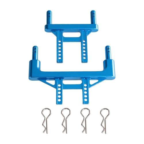 Fenteer 1: 16 RC -Auto vorne Heckschalensäulen Chassis -Komponenten Ersatzteile Metall Hochfestigkeit Körperstütze Schalensäulen für Q130, Blau von Fenteer