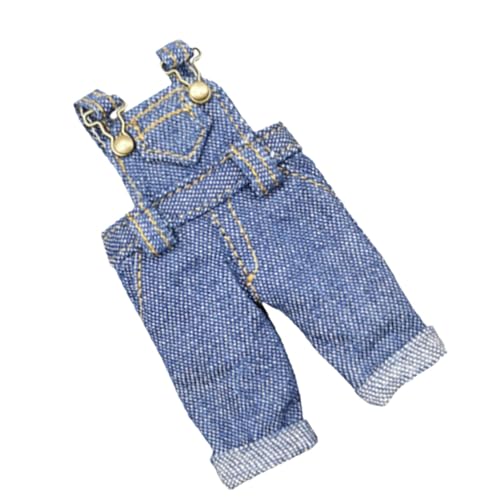 Fenteer 1:12 Puppenkleidung, Hosen, Puppenkleidung, Geburtstagsgeschenke, Ob11 Puppenkleidung, Jeans, Kostümzubehör, für BJD Puppen, Gsc Baby Puppen, Dunkelblau von Fenteer