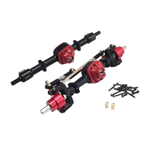 Fenteer 1:12 RC-Car-Vorder- und Hinterachsensatz, einfache Installationsänderung, Metallzubehör, Ersatzteile für MN78 MN82 RC-Fahrzeuge, Schwarz Fenteer 1:12 RC-Car-Vorder- und Hinterachsensatz, einfache Installationsänderung, Metallzubehör, Ersatzteile für MN78 MN82 RC-Fahrzeuge, Schwarz von Fenteer