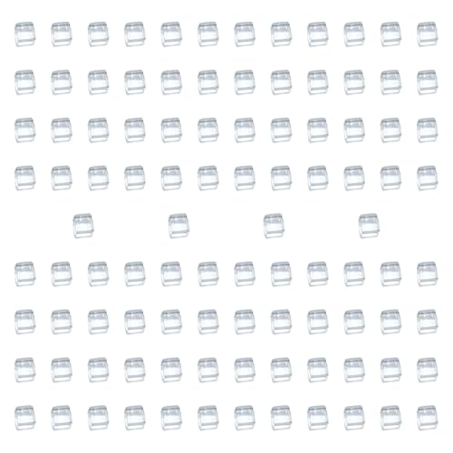 Fenteer 100 Stück Acrylwürfelblöcke, Brettspiel, 1 cm große sechsseitige Blankowürfel, sensorisches Trainingsspielzeug für die Fantasie im Vorschulalter, Klar Fenteer 100 Stück Acrylwürfelblöcke, Brettspiel, 1 cm große sechsseitige Blankowürfel, sensorisches Trainingsspielzeug für die Fantasie im Vorschulalter, Klar von Fenteer