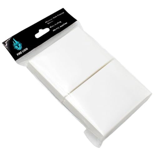 Fenteer 100x Entertainment Card Sleeves Kartenhalter zu verwenden Vielseitig Geschenke Verschleißfest Professionell Leicht Schutz, Weiß Fenteer 100x Entertainment Card Sleeves Kartenhalter zu verwenden Vielseitig Geschenke Verschleißfest Professionell Leicht Schutz, Weiß von Fenteer