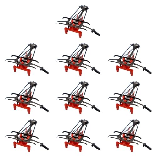 Fenteer 10x 1/87 Armstromabnehmer Bogenmodellteile DIY modifiziertes Upgrade, einfach zu installierendes elektrisches Traktionsantennenteil für von Fenteer