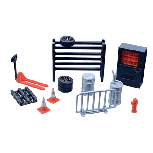Fenteer 13 Stück 1/64 Autoreparaturwerkzeuge Modelle 1:64 Diorama-Szenario, Autowerkstatt, Layout Miniaturszene Mini-Werkzeuge Fenteer 13 Stück 1/64 Autoreparaturwerkzeuge Modelle 1:64 Diorama-Szenario, Autowerkstatt, Layout Miniaturszene Mini-Werkzeuge von Fenteer