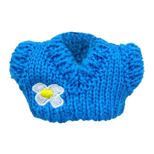 Fenteer 15 cm große Puppenkleidung aus Plüsch, Puppenpullover, Zubehör für Plüschpuppen, Kostüme, Foto-Requisiten, stilvolle, Bequeme Outfits für, Blau von Fenteer