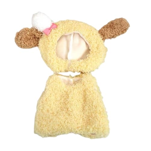 Fenteer 17 cm große Puppenkleidung aus Plüsch, Puppenkleidung, Plüschpuppenzubehör, Kuscheltierkleidung, Anzug, süße Puppenoutfits für 17 cm große Puppen, Hund von Fenteer