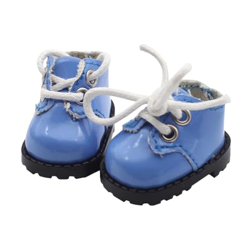 Fenteer 17cm Puppenschuhe, Puppen-Outfits, Dekoration, Mode für Kinder, Geschenk, Flexibilität, Kostüme, DIY-Puppenzubehör für 5,91 Zoll Puppe, Blau von Fenteer