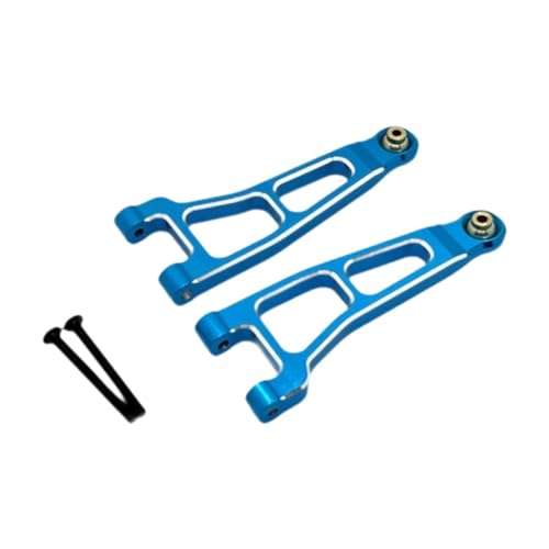 Fenteer 2 Stücke 1/12 RC Swing Arm Ersetzen Sie Teile DIY Modifizierte Aluminiumlegierung RC Suspension Arm für UD1201 UD1202 LKWS -Crawler -Modell, Blau von Fenteer