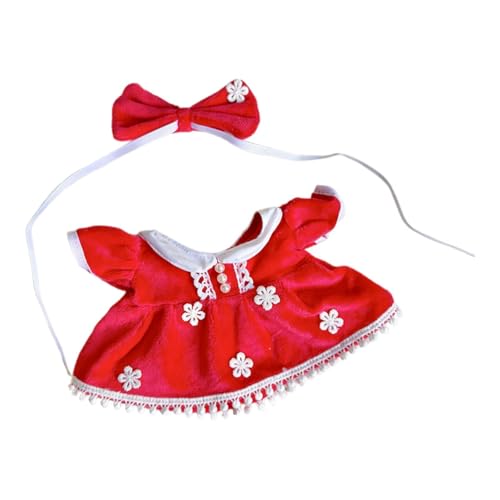 Fenteer 20 cm Mädchen Puppenkleid Kostüme Koordination DIY Zubehör Fantasie Stilvoll für kleine Mädchen Geschenk Puppenkleidung Anziehen von Fenteer