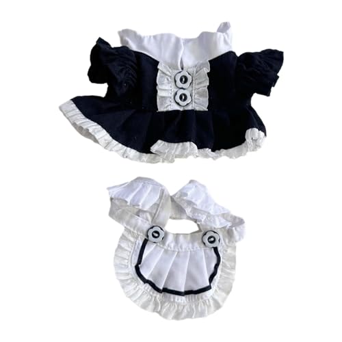 Fenteer 20cm Mädchen Puppenkleid Kostüme für Kinder Geburtstagsgeschenk DIY Puppenspielzeug Bequeme Dekoration Foto Requisiten Outifit Puppenkleidung von Fenteer