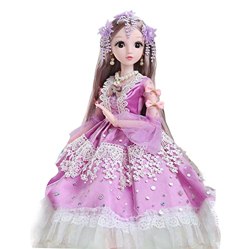 Fenteer 24 Zoll Puppe mit Kugelgelenk BJD Puppen Können Singen, Erzählen Geschichte Englisch Und Sprechen Modepuppe Prinzessin Puppe für Sammlung Puppe Spiels, Prinzessin Dailinsi von Fenteer