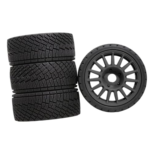 Fenteer 4-teiliges RC-Rad und -Reifen, direkte Reparatur, professionelle, einfache Installation, Ersatzteile, DIY-Zubehör, für 1/7 W233, Schwarzes Hex Fenteer 4-teiliges RC-Rad und -Reifen, direkte Reparatur, professionelle, einfache Installation, Ersatzteile, DIY-Zubehör, für 1/7 W233, Schwarzes Hex von Fenteer