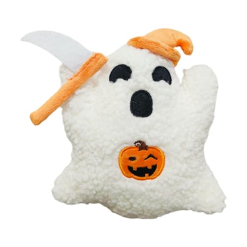 Fenteer 7,8 Zoll Plüsch Geist Dekokissen Spielzeug Halloween Dekoration süße Couch Kissen Stofftier Kissen, Style C von Fenteer