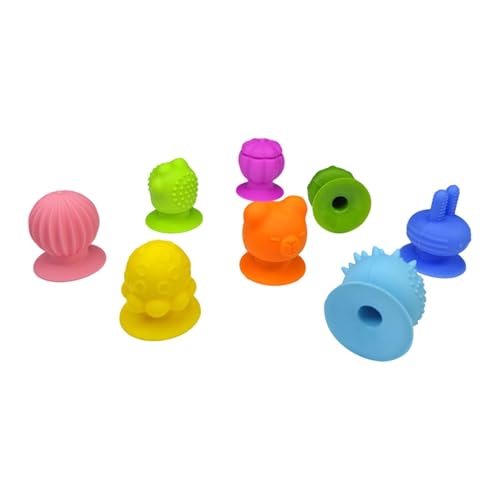 Fenteer 8 Stück sensorisches Zappelspielzeug aus, leises Zappeln, weich, tragbar, für, praktische süße Spiele, Saugnapf-Spielzeug zum Spielen Fenteer 8 Stück sensorisches Zappelspielzeug aus, leises Zappeln, weich, tragbar, für, praktische süße Spiele, Saugnapf-Spielzeug zum Spielen von Fenteer