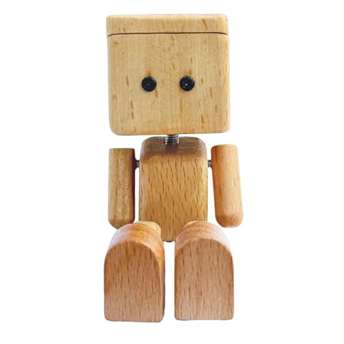 Fenteer Auto-Armaturenbrett-Dekoration, schüttelnde Füße, Puppenornament, Holzfigur, Geschenk, tragbares Innenzubehör für Fahrzeug, Tisch, Zuhause, Buche mit Deckel Fenteer Auto-Armaturenbrett-Dekoration, schüttelnde Füße, Puppenornament, Holzfigur, Geschenk, tragbares Innenzubehör für Fahrzeug, Tisch, Zuhause, Buche mit Deckel von Fenteer