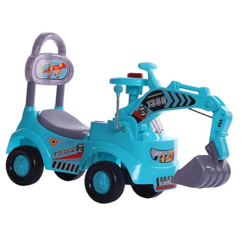 Fenteer Baufahrzeuge-Spielzeug, Spielfahrzeuge, Autos, Spielzeug, Partygeschenke, Technik-LKW, Bagger, Spielzeug für Kleinkinder, Kinder, Jungen, Mädchen, Blau von Fenteer