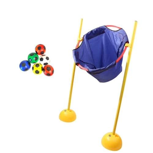 Fenteer Bean -Taschen -Spiel Spiel für Kinder, das Ballspielzeug mit 6 Bällen körperliche Training Kinder Cornhole Game Jungen Alter 3+ Jahre alt, Blau von Fenteer