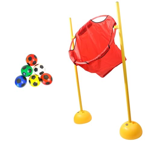 Fenteer Bean -Taschen -Spiel Spiel für Kinder, das Ballspielzeug mit 6 Bällen körperliche Training Kinder Cornhole Game Jungen Alter 3+ Jahre alt, Rot von Fenteer