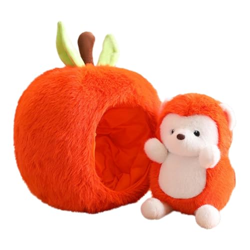 Fenteer Cartoon Gefüllte Igel Spielzeug Sofa Ornament Schlafzimmer Dekoration Weihnachten Geschenke Umarmt Plüsch Spielzeug Stofftier für Baby Jungen Mädchen, M von Fenteer