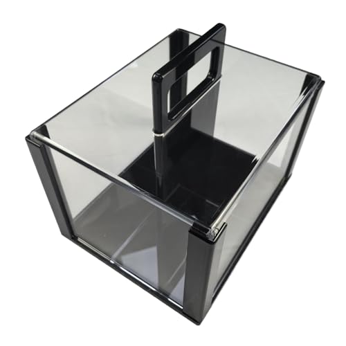 Fenteer Chip-Case-Aufbewahrungsbox, 600 Stück Fassungsvermögen, staubdicht, transparent, für Home-Bar-Zubehör mit Griff, Vitrine, Chip-Halter, Leer Fenteer Chip-Case-Aufbewahrungsbox, 600 Stück Fassungsvermögen, staubdicht, transparent, für Home-Bar-Zubehör mit Griff, Vitrine, Chip-Halter, Leer von Fenteer