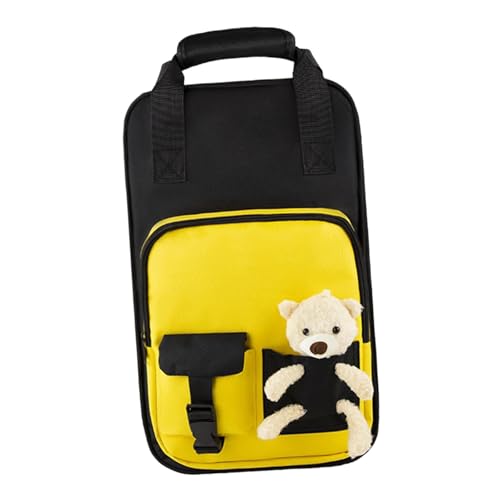 Fenteer Drumstick-Tasche, Trommelschlägelhalter, vielseitig einsetzbar, mit Griff, Drumstick-Tasche, Percussion-Zubehör für, Gig-Schlagzeuger, Anfänger, Gelb Fenteer Drumstick-Tasche, Trommelschlägelhalter, vielseitig einsetzbar, mit Griff, Drumstick-Tasche, Percussion-Zubehör für, Gig-Schlagzeuger, Anfänger, Gelb von Fenteer