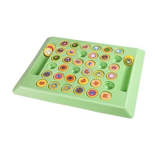 Fenteer Flip Chess Memory Matching Game Interaktives Entwicklungsspielzeug Memory Chess Game Familienspiel für Reisen Vorschule, Tier von Fenteer