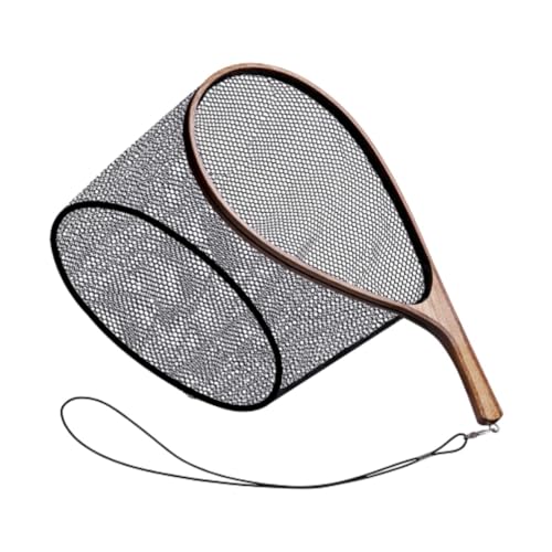 Fenteer Fly Floating Fishing Net Mesh Kescher Professioneller Mehrzweck-Angelkescher Mesh für Outdoor-Bassforellen von Fenteer