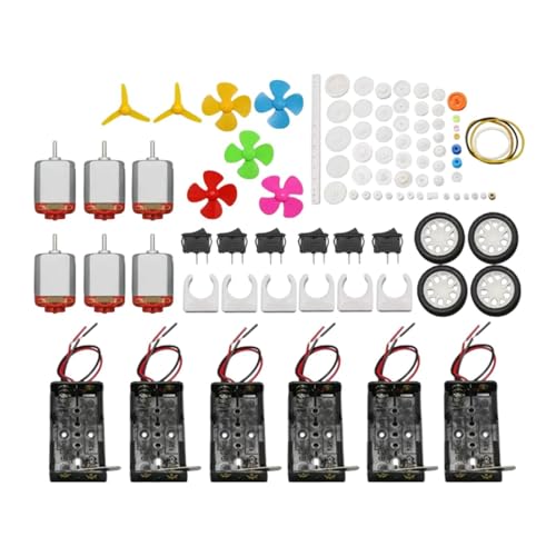 Fenteer Gear Kits DIY Verschiedene Zahnrad Achsen Gürtelbuchsen für Das Modell Zur Herstellung von RC Auto Hobby von Fenteer