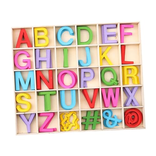 Fenteer Holz Kinder Alphabet Karte Pädagogisches Kognitiven Denken Karten Puzzle Spielzeug Vorschule Pädagogisches Brief Karten Jungen Mädchen von Fenteer