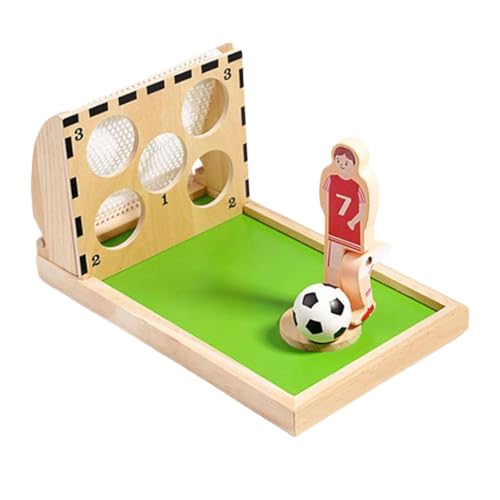 Fenteer Holz Mini Tischfußball Spiele Desktop Sport Spiele Interaktives Spielzeug Tischplatte Sport Spielzeug für Alle Altersgruppen Spielzimmer Partys von Fenteer