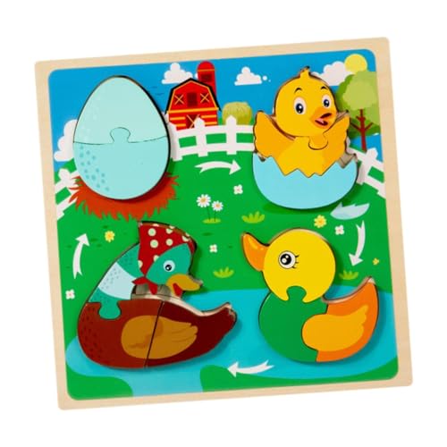 Fenteer Holzpuzzle, Puzzle, Denksportaufgabe, Vorschulisches Lernen für Jungen und Mädchen, Geschenke für, interaktives Früherziehungsspielzeug, Ente Fenteer Holzpuzzle, Puzzle, Denksportaufgabe, Vorschulisches Lernen für Jungen und Mädchen, Geschenke für, interaktives Früherziehungsspielzeug, Ente von Fenteer