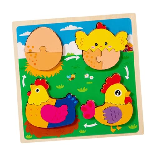 Fenteer Holzpuzzle, Puzzle, Denksportaufgabe, Vorschulisches Lernen für Jungen und Mädchen, Geschenke für, interaktives Früherziehungsspielzeug, Küken Fenteer Holzpuzzle, Puzzle, Denksportaufgabe, Vorschulisches Lernen für Jungen und Mädchen, Geschenke für, interaktives Früherziehungsspielzeug, Küken von Fenteer