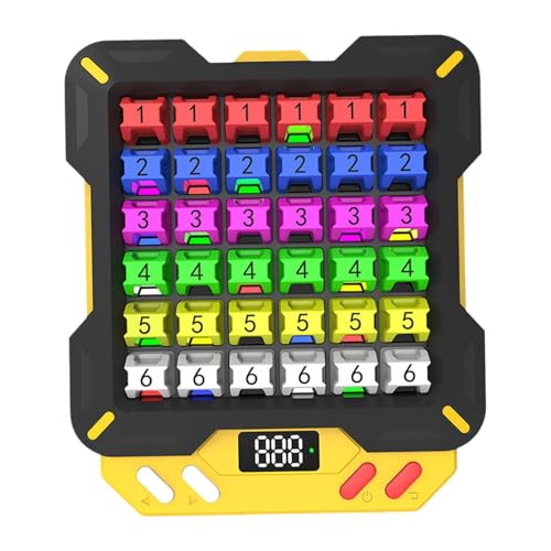 Fenteer Intelligentes elektronisches Sudoku-Spiel, Lernspielzeug, Feinmotorik, tragbares Mathematik-Spielzeug, Denksportaufgabe für Erwachsene im von Fenteer