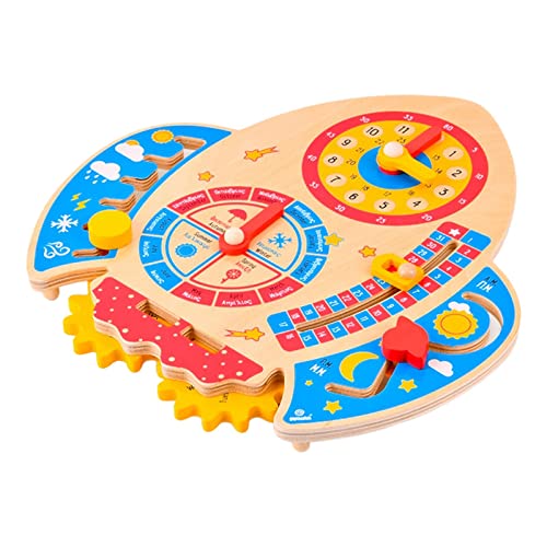 Fenteer Kalender Board Time Activity Set Unterrichtszeit für Jungen Fenteer Kalender Board Time Activity Set Unterrichtszeit für Jungen von Fenteer