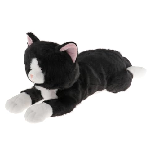 Fenteer Katzen-Plüschkissen, Spielzeug, Kindergeburtstagsgeschenk, Kuscheltierkissen, kreativ, lustig, Plüschpuppe, Ornament, Auto, Sofa, Heimdekoration, Schwarz Fenteer Katzen-Plüschkissen, Spielzeug, Kindergeburtstagsgeschenk, Kuscheltierkissen, kreativ, lustig, Plüschpuppe, Ornament, Auto, Sofa, Heimdekoration, Schwarz von Fenteer