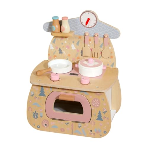 Fenteer Kinder Holzküche Spielset Küche Rollenspiel Buntes Mini für Kinder für Innenpartybevorzugung Puppenhaus Restaurant von Fenteer