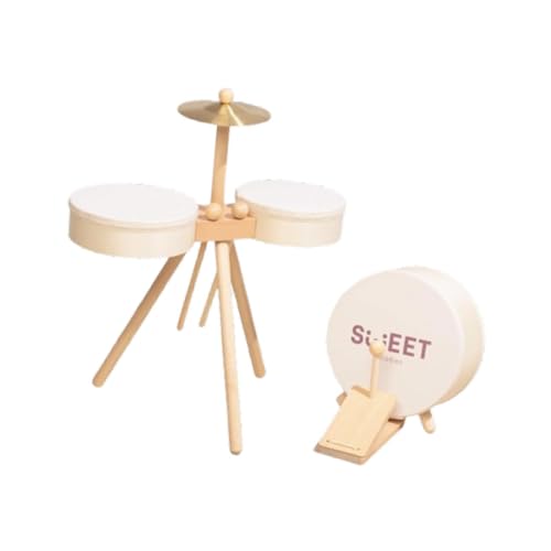 Fenteer Kindertrommel-Set, pädagogisches Schlagspielzeug, Früherziehung, Geburtstagsgeschenke für Kinder, Kinder-Musikinstrumente, Musikspielzeug, mit Pedaltrommel Fenteer Kindertrommel-Set, pädagogisches Schlagspielzeug, Früherziehung, Geburtstagsgeschenke für Kinder, Kinder-Musikinstrumente, Musikspielzeug, mit Pedaltrommel von Fenteer