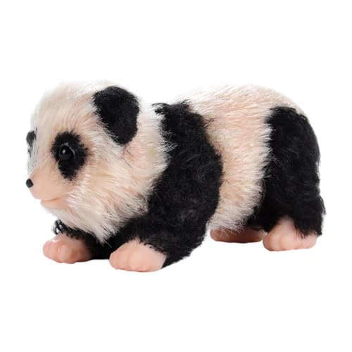 Fenteer Kleines Panda-Spielzeug, Panda-Puppe aus, realistischer lustiger Mini-Panda aus, süßes Tier-Puppenspielzeug für Foto-Requisiten, von Fenteer