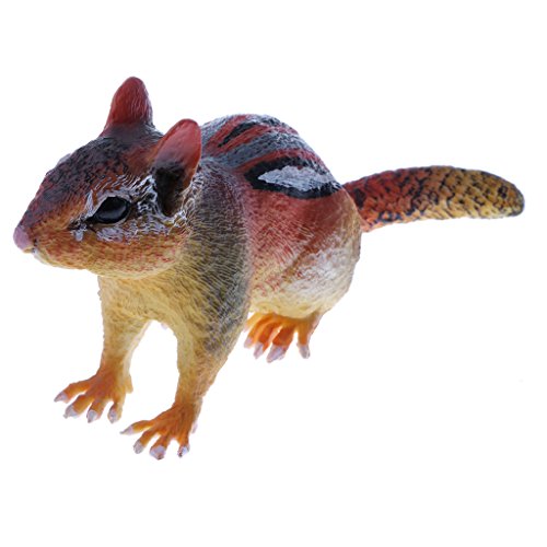 Fenteer Lebensechte PVC Wildtiere Insekte Tierfiguren Lernspielzeug für Jungs und Kinder - Streifenhörnchen Fenteer Lebensechte PVC Wildtiere Insekte Tierfiguren Lernspielzeug für Jungs und Kinder - Streifenhörnchen von Fenteer