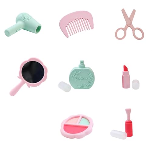 Fenteer Make-up-Spielzeug-Sets für Kinder, Friseursalon, Spielset, Bürste, Haartrockner, Kosmetik-Set, Spielzeug, vorgeben, Make-up-Sets für Party-Mädchen, von Fenteer