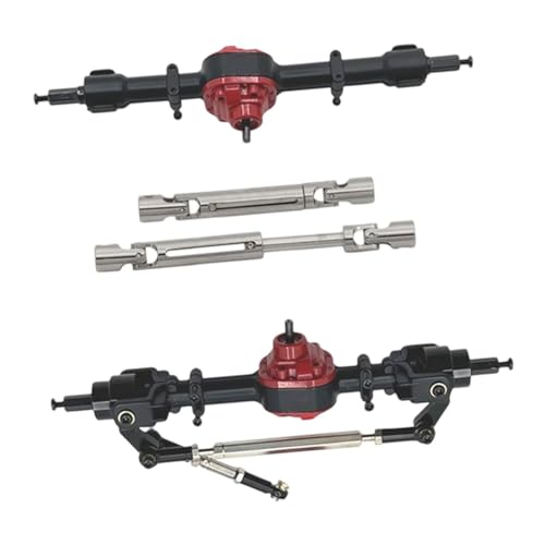 Fenteer Metall-Vorder- und Hinterachsen-Set, Ersatzteil-Reparatur, DIY, robuste Antriebswellen, Upgrade-Teile für RC-Autos im Maßstab 1/12 für MN82Pro, Schwarz Fenteer Metall-Vorder- und Hinterachsen-Set, Ersatzteil-Reparatur, DIY, robuste Antriebswellen, Upgrade-Teile für RC-Autos im Maßstab 1/12 für MN82Pro, Schwarz von Fenteer