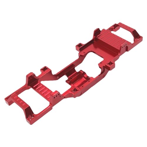 Fenteer Metallrahmen für Fcx24 RC Chassis Rahmen RC Karosserie Chassis Rahmen MS RC Autoteile für Crawler Hobby Auto Ersatz DIY Teile, Rot von Fenteer