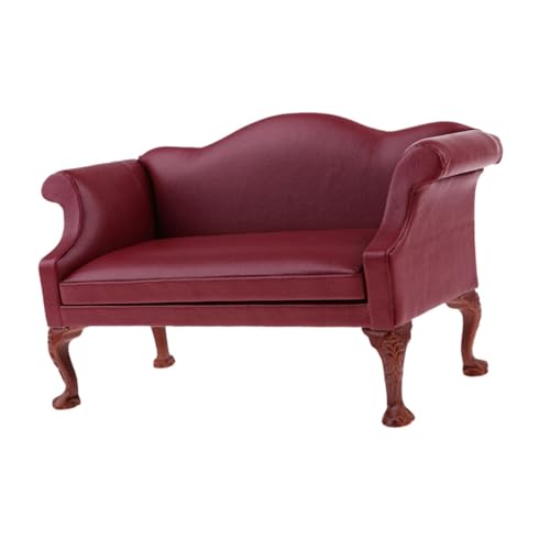 Fenteer Miniatur-Puppenhausmöbel, Figur, Puppensofa, Ornament, Mini-Sofa, Vintage, dekoratives Puppenhaus-Accessoire, Foto-Requisite, Maßstab 1:6 Fenteer Miniatur-Puppenhausmöbel, Figur, Puppensofa, Ornament, Mini-Sofa, Vintage, dekoratives Puppenhaus-Accessoire, Foto-Requisite, Maßstab 1:6 von Fenteer