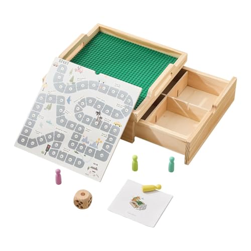 Fenteer Montessori Building Toy Set Box Motor Fertigkeit kreative Kognitionsfähigkeiten Rollenspiel Spiel für 3+ Unterhaltungsgeburtstag Geschenk von Fenteer