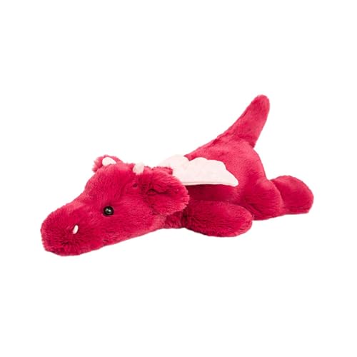 Fenteer Niedliches Plüschtier mit fliegendem Drachen, zum, Plüschspielzeug, dekoratives Stofftier für Zuhause, Plüschtier für Kinder und Teenager, Rot, 40 cm von Fenteer