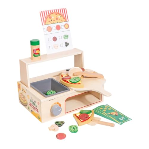 Fenteer Pizza-Spielzeug aus, Rollenspiel, Tragbarkeit, Robustes, interaktives Küchenspielset, Spiel-Lebensmittelset für Eltern-Kind-Spiele Fenteer Pizza-Spielzeug aus, Rollenspiel, Tragbarkeit, Robustes, interaktives Küchenspielset, Spiel-Lebensmittelset für Eltern-Kind-Spiele von Fenteer
